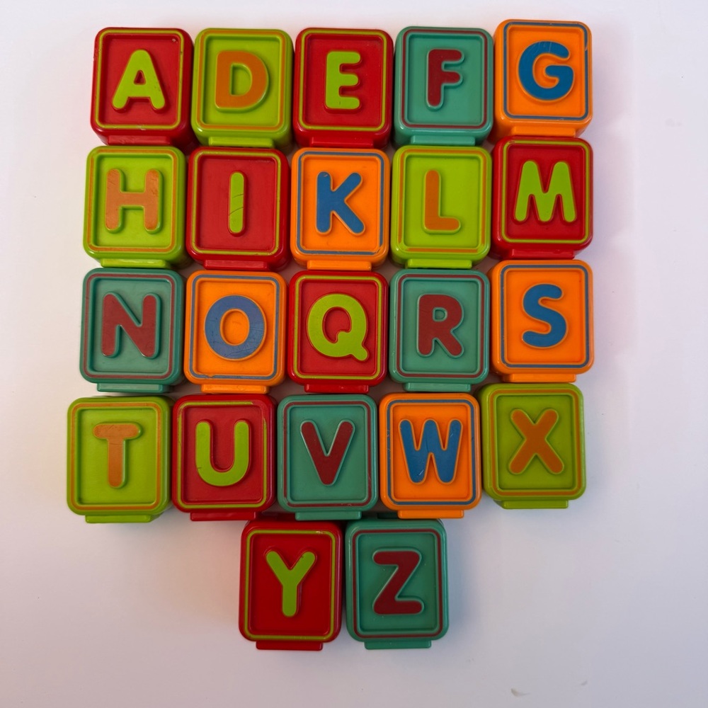 Vtech Sit To Stand Alphabet Train 22 Replacement Letter Blocks